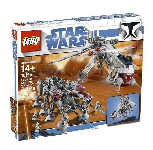 1758PCS Compatible 10195 Republic Dropship Set AT-OT Walker (No Box Guaranteed)