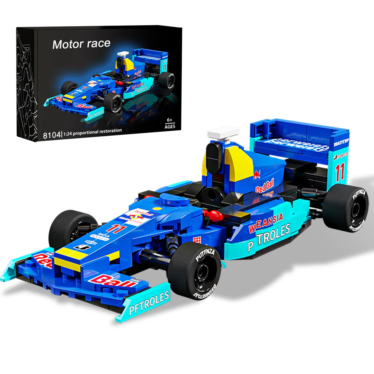 F1 Cars Lego 12 variants