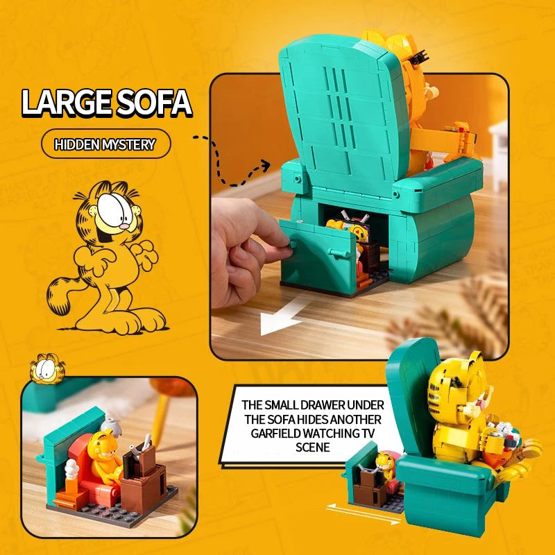 Lego Garfield Cat Sofa